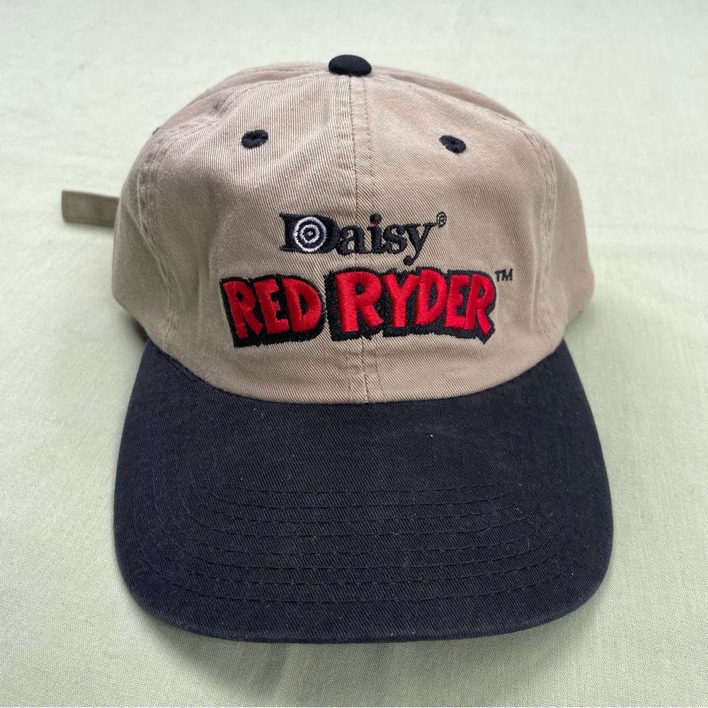 Daisy Red Ryder Hat Men's Adjustable Size Beige / Black - Picture 3 of 6